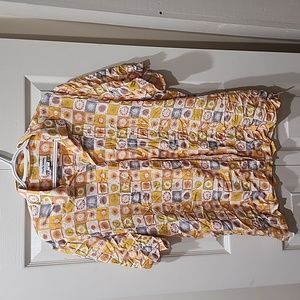 Charlie holiday button‎ down shirt size xl